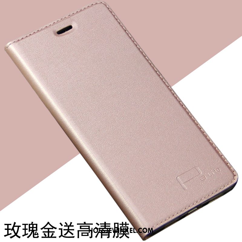 Huawei P8 Hoesje Clamshell Zilver Hoes, Huawei P8 Hoesje Leren Etui Jeugd