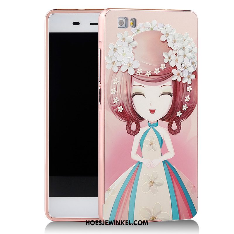 Huawei P8 Hoesje Geschilderd Metaal Omlijsting, Huawei P8 Hoesje Mobiele Telefoon Hoes