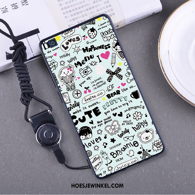 Huawei P8 Hoesje Hoes Siliconen Anti-fall, Huawei P8 Hoesje Hanger Mobiele Telefoon