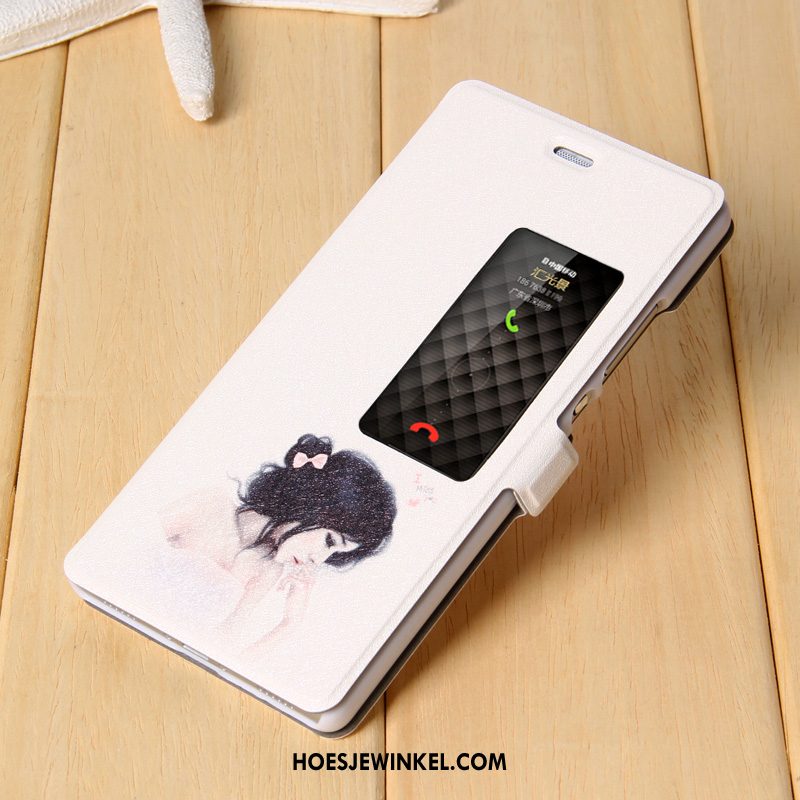 Huawei P8 Hoesje Mobiele Telefoon Hoes Folio, Huawei P8 Hoesje Bescherming Leren Etui