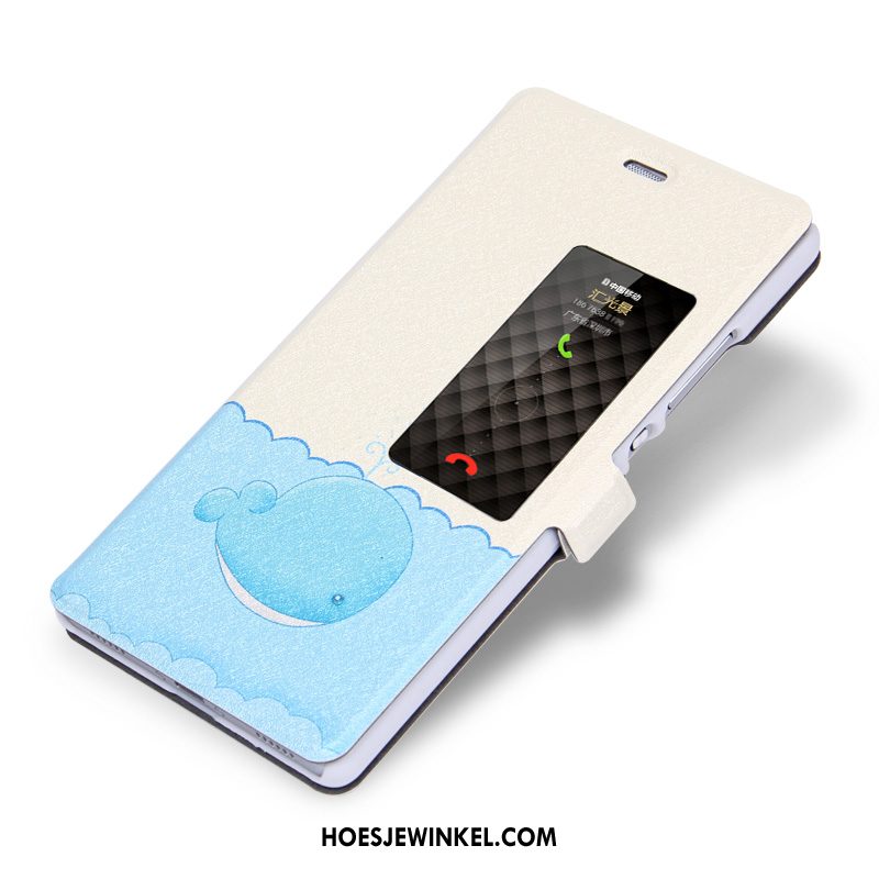 Huawei P8 Hoesje Mobiele Telefoon Hoes Folio, Huawei P8 Hoesje Bescherming Leren Etui