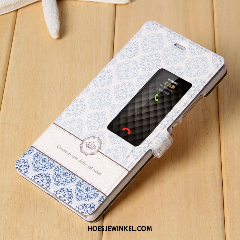 Huawei P8 Hoesje Mobiele Telefoon Hoes Folio, Huawei P8 Hoesje Bescherming Leren Etui