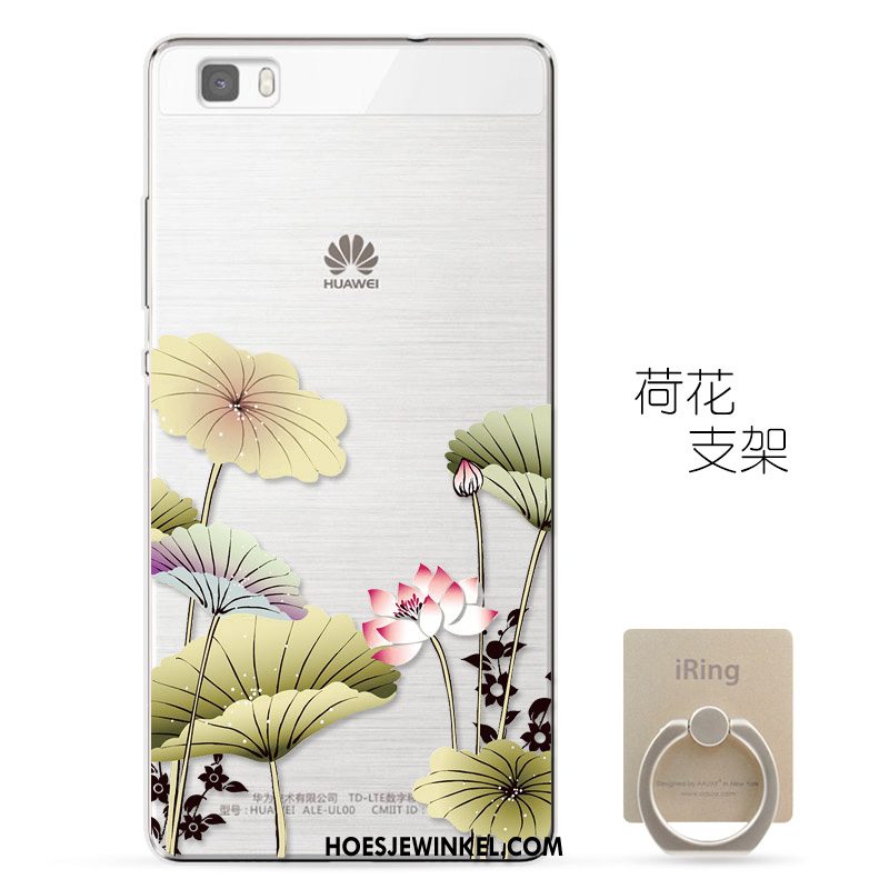 Huawei P8 Hoesje Siliconen All Inclusive Zacht, Huawei P8 Hoesje Jeugd Roze