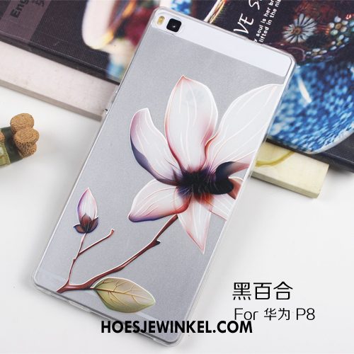 Huawei P8 Hoesje Siliconen Mobiele Telefoon Doorzichtig, Huawei P8 Hoesje Hoes Dun