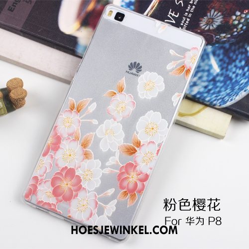 Huawei P8 Hoesje Siliconen Mobiele Telefoon Doorzichtig, Huawei P8 Hoesje Hoes Dun