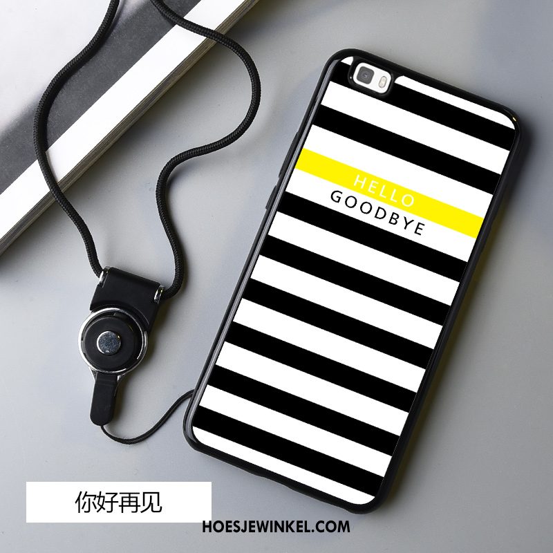 Huawei P8 Hoesje Zacht Spotprent Wit, Huawei P8 Hoesje Anti-fall Bescherming