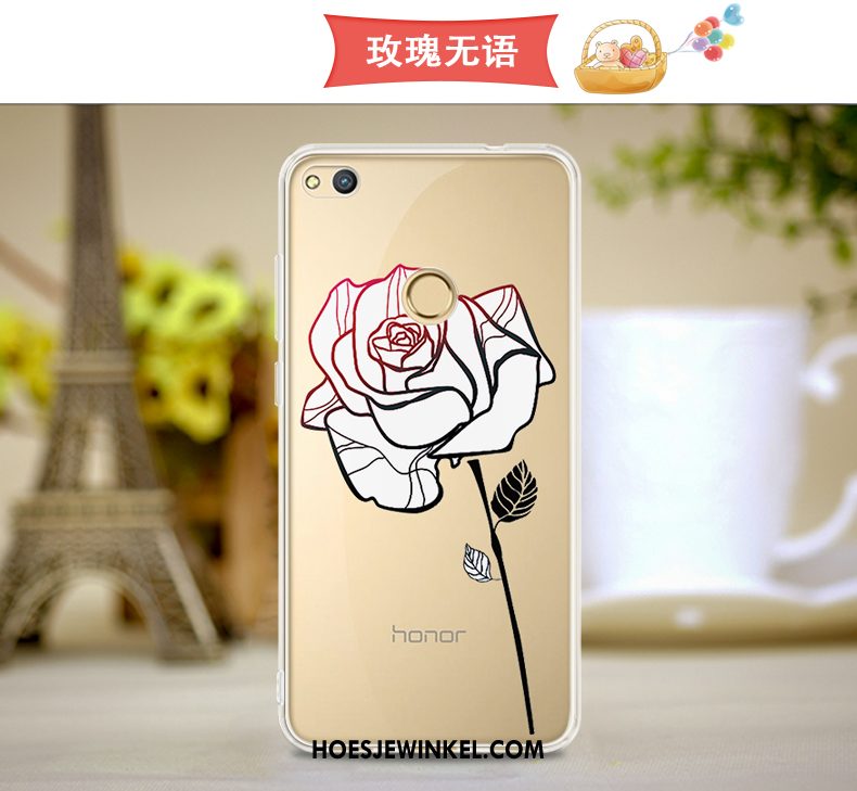 Huawei P8 Lite 2017 Hoesje Hoes Jeugd Ring, Huawei P8 Lite 2017 Hoesje Mobiele Telefoon Doorzichtig