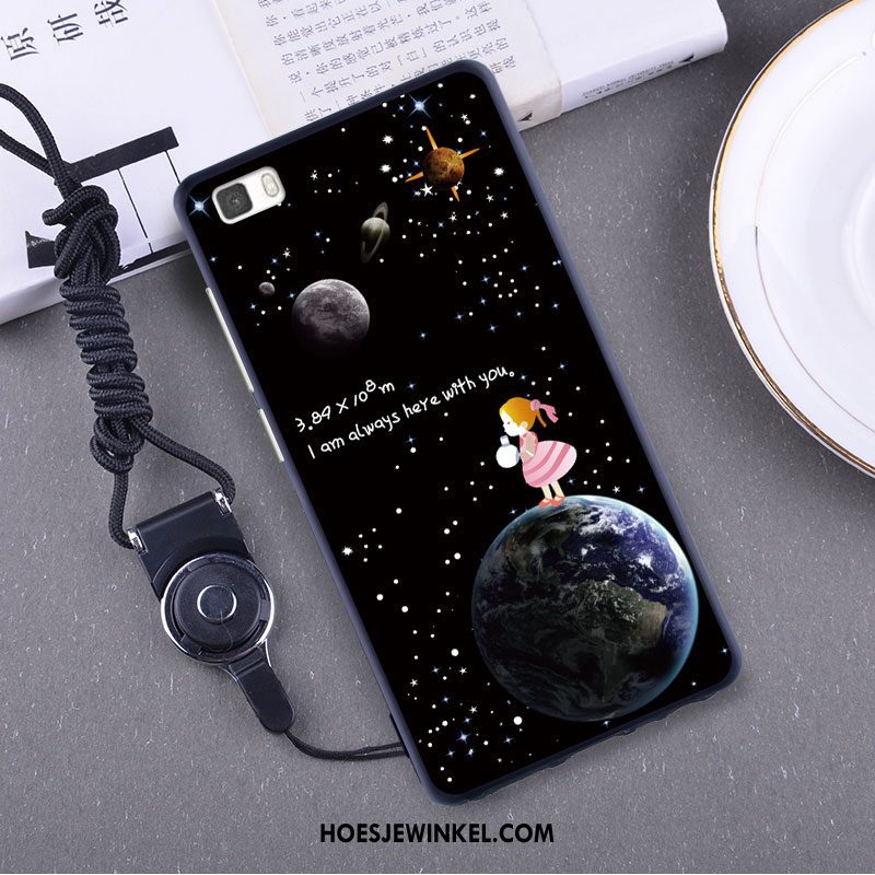 Huawei P8 Lite Hoesje Anti-fall Roze Trend, Huawei P8 Lite Hoesje Siliconen Zacht