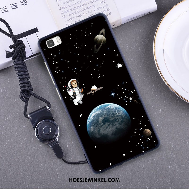 Huawei P8 Lite Hoesje Anti-fall Roze Trend, Huawei P8 Lite Hoesje Siliconen Zacht