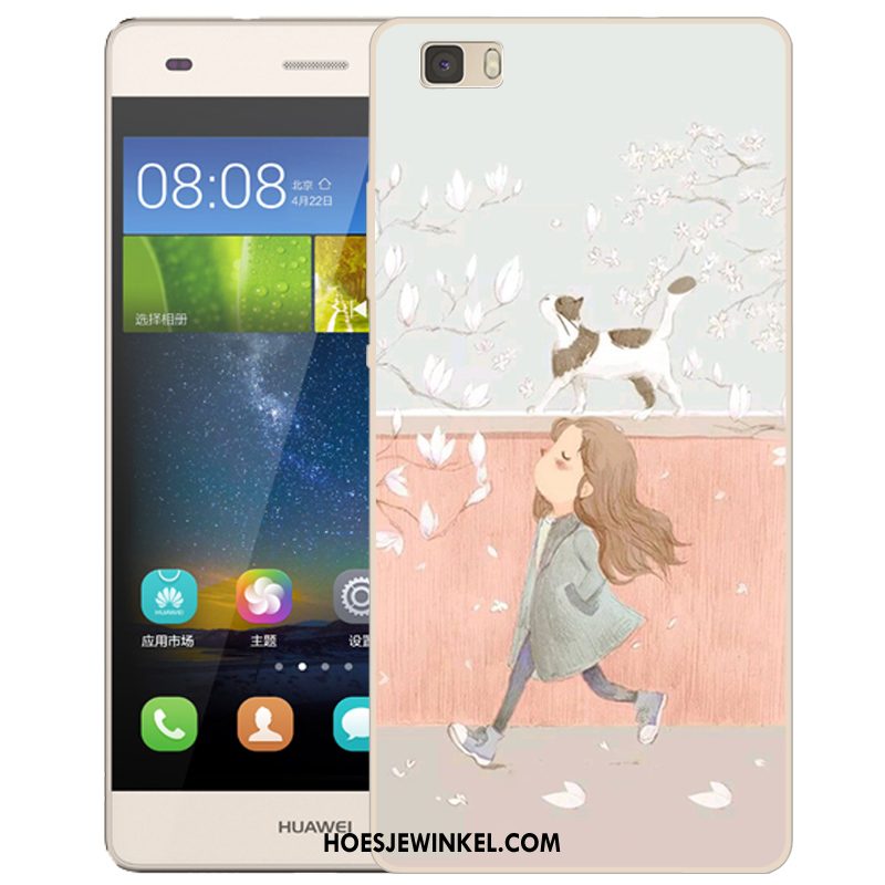 Huawei P8 Lite Hoesje Bescherming Zacht Mobiele Telefoon, Huawei P8 Lite Hoesje Hoes Roze