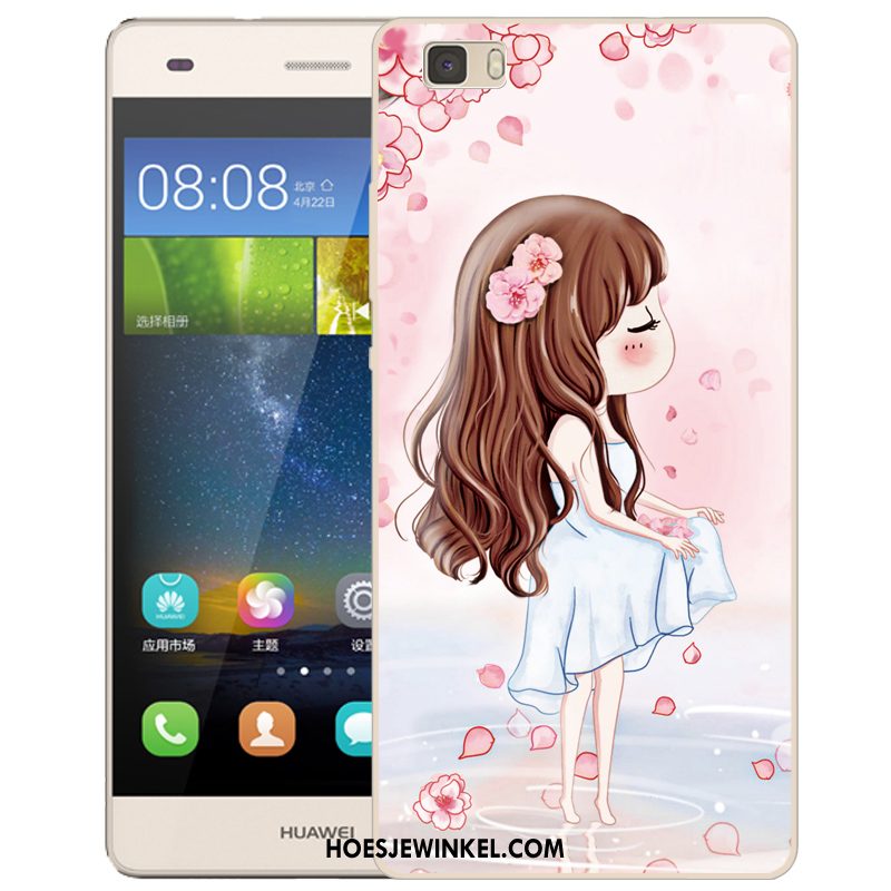 Huawei P8 Lite Hoesje Bescherming Zacht Mobiele Telefoon, Huawei P8 Lite Hoesje Hoes Roze