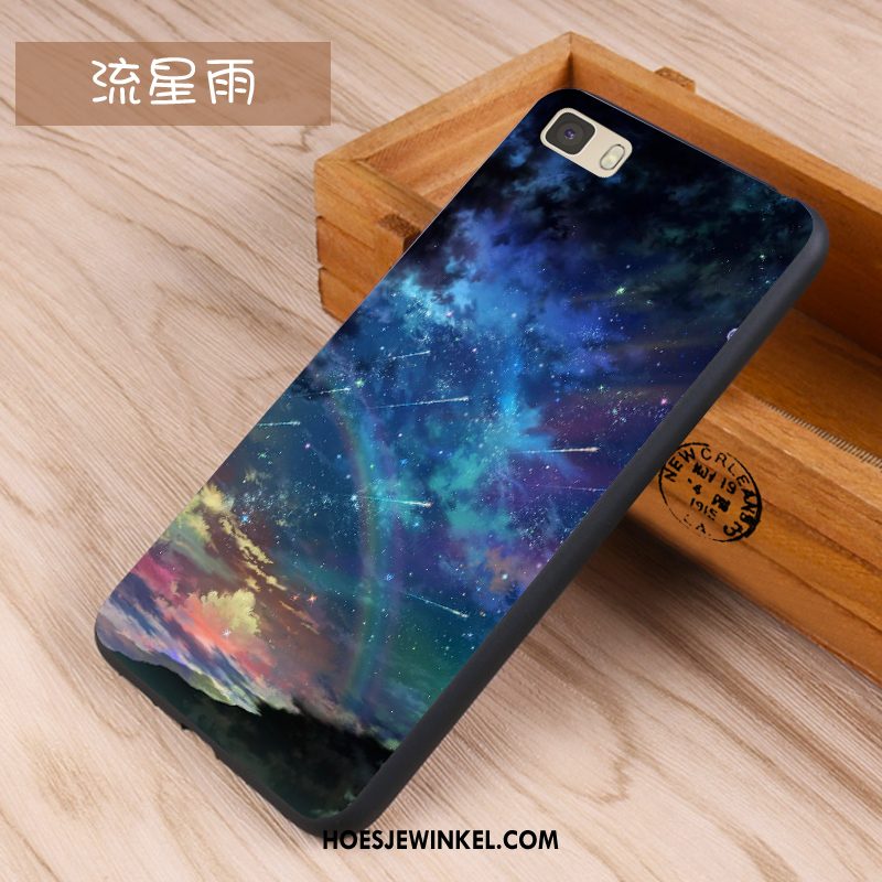 Huawei P8 Lite Hoesje Blauw Bescherming Siliconen, Huawei P8 Lite Hoesje Mobiele Telefoon Hoes