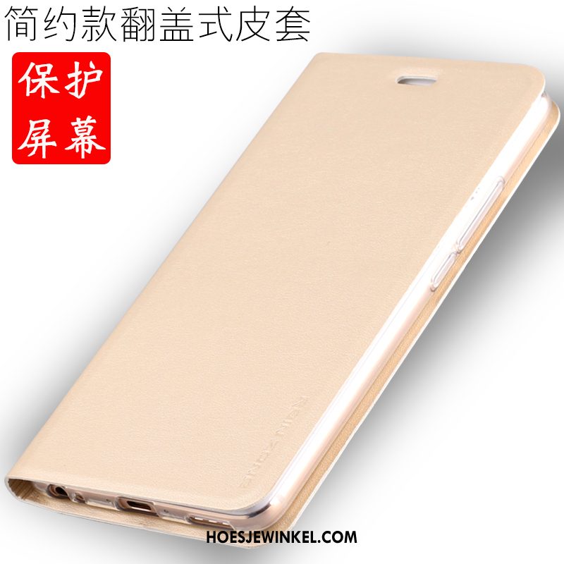 Huawei P8 Lite Hoesje Folio Jeugd Leren Etui, Huawei P8 Lite Hoesje Mobiele Telefoon Hoes