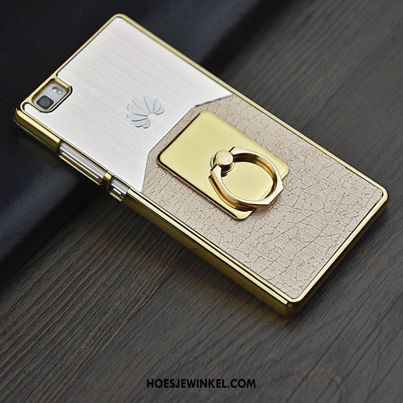 Huawei P8 Lite Hoesje Mobiele Telefoon Metaal Hoes, Huawei P8 Lite Hoesje Zilver Hard