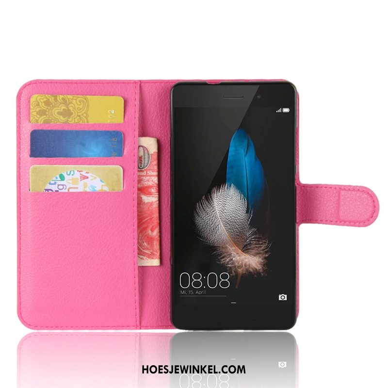 Huawei P8 Lite Hoesje Portemonnee Wit Anti-fall, Huawei P8 Lite Hoesje All Inclusive Trend