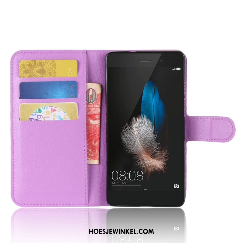 Huawei P8 Lite Hoesje Portemonnee Wit Anti-fall, Huawei P8 Lite Hoesje All Inclusive Trend