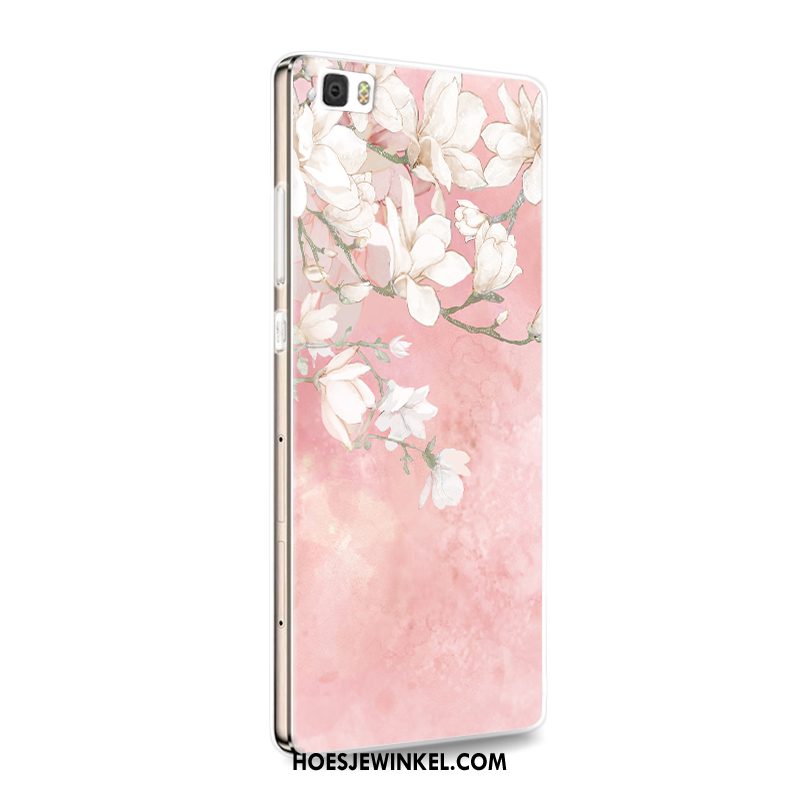 Huawei P8 Lite Hoesje Rood Bescherming Hoes, Huawei P8 Lite Hoesje Siliconen Mobiele Telefoon