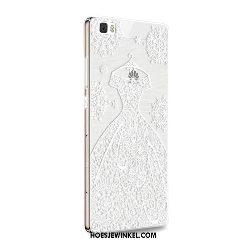 Huawei P8 Lite Hoesje Rood Bescherming Hoes, Huawei P8 Lite Hoesje Siliconen Mobiele Telefoon