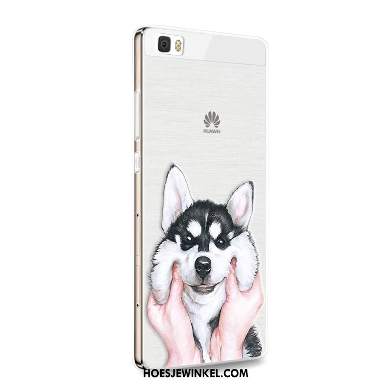 Huawei P8 Lite Hoesje Rood Bescherming Hoes, Huawei P8 Lite Hoesje Siliconen Mobiele Telefoon