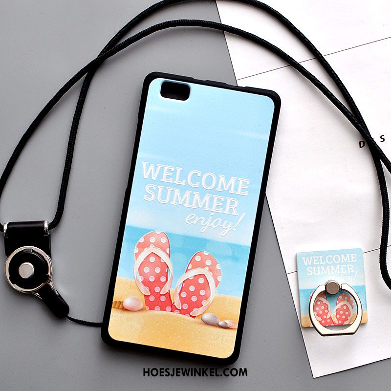 Huawei P8 Lite Hoesje Siliconen Mobiele Telefoon Trend, Huawei P8 Lite Hoesje Hanger Spotprent