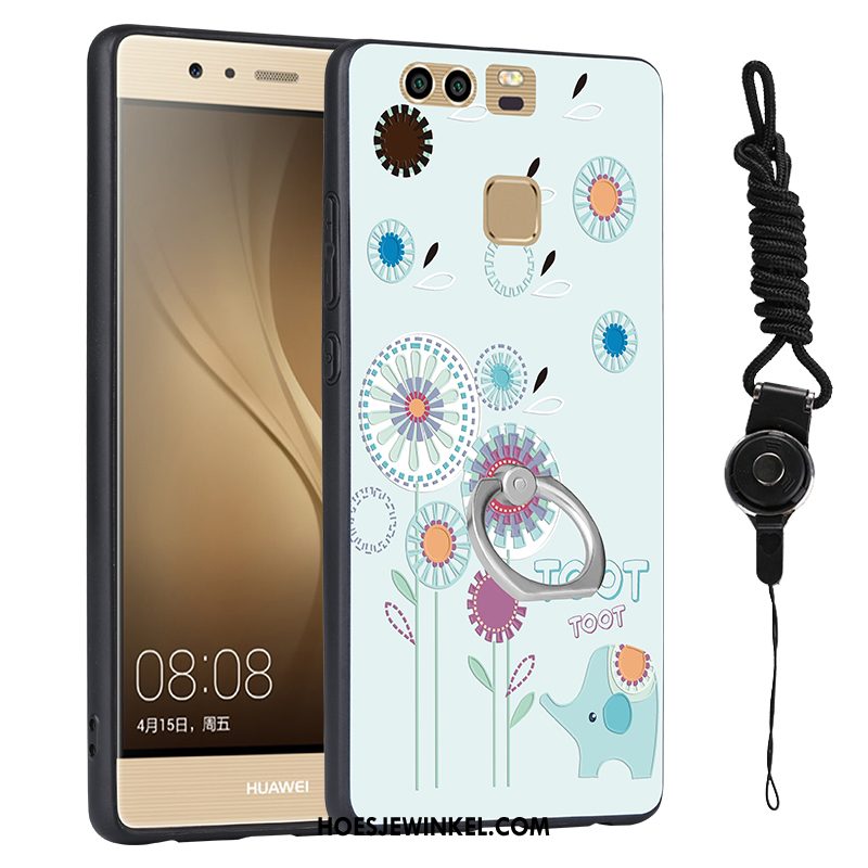 Huawei P9 Hoesje Mobiele Telefoon Bescherming Blauw, Huawei P9 Hoesje All Inclusive Scheppend