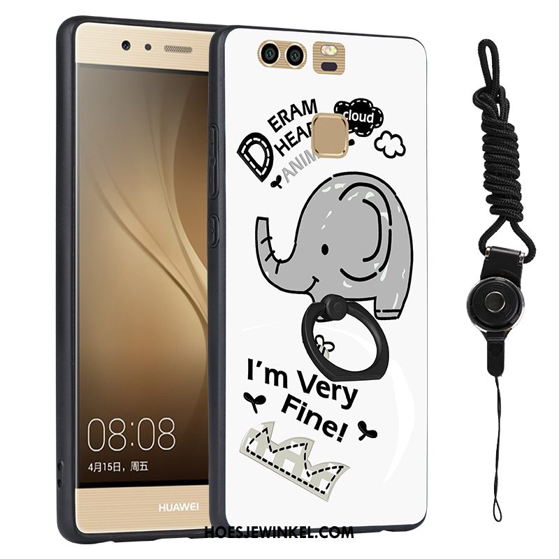 Huawei P9 Hoesje Mobiele Telefoon Bescherming Blauw, Huawei P9 Hoesje All Inclusive Scheppend