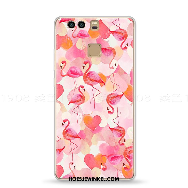 Huawei P9 Hoesje Roze Jeugd Mobiele Telefoon, Huawei P9 Hoesje Kunst Zacht