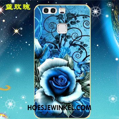 Huawei P9 Hoesje Scheppend Metaal Omlijsting, Huawei P9 Hoesje Hoes Pas