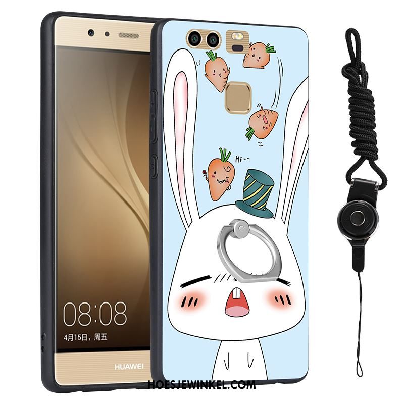 Huawei P9 Hoesje Wit All Inclusive Mobiele Telefoon, Huawei P9 Hoesje Hanger Hoes