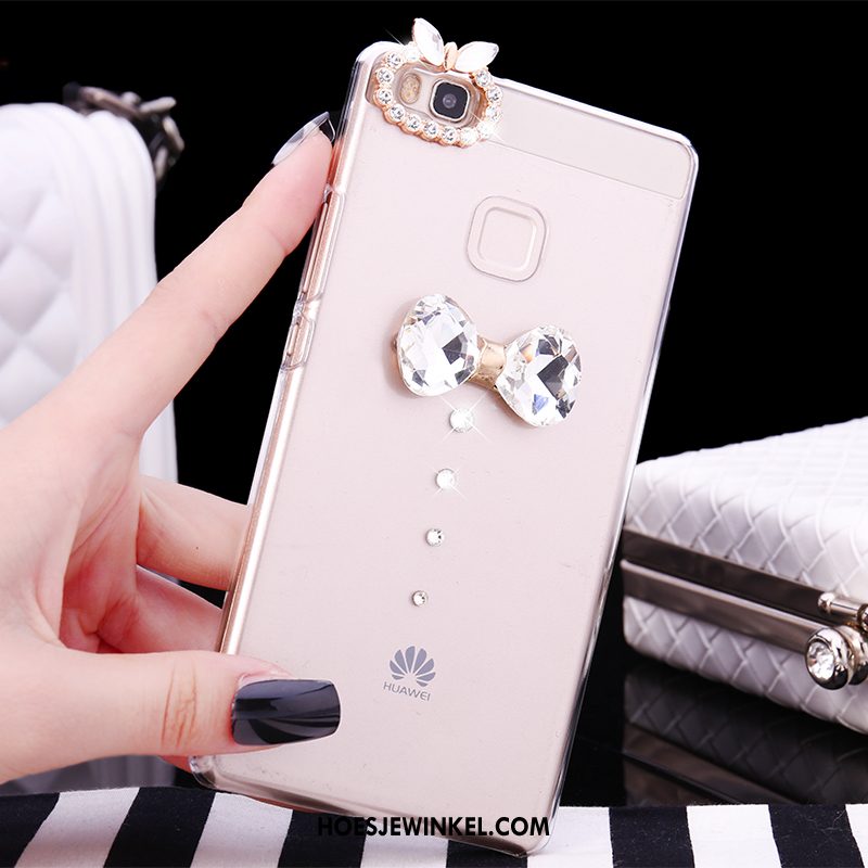 Huawei P9 Lite Hoesje Jeugd Met Strass Roze, Huawei P9 Lite Hoesje Hard Mini