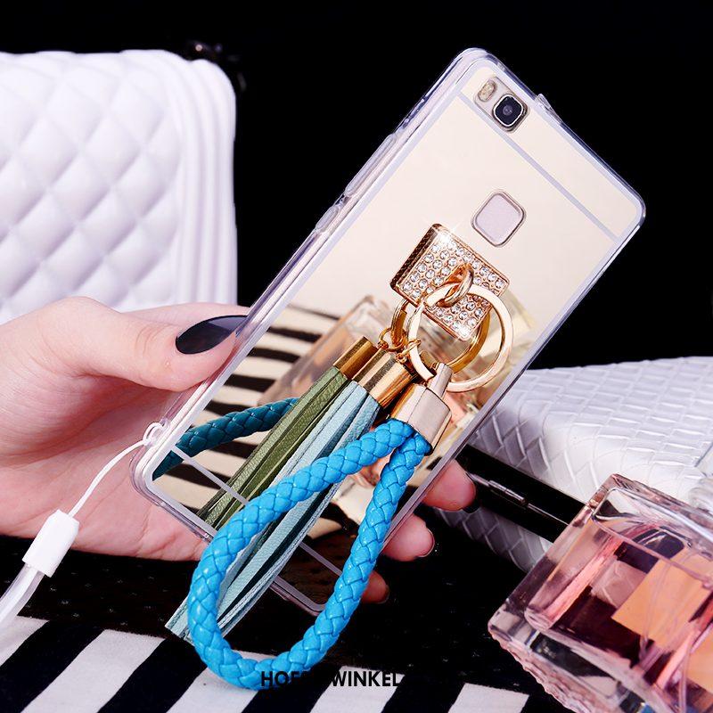 Huawei P9 Lite Hoesje Mobiele Telefoon Met Strass Trend, Huawei P9 Lite Hoesje Jeugd Wit Champagner Farbe