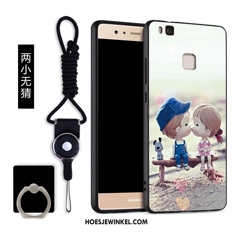Huawei P9 Lite Hoesje Ring Opknoping Nek Jeugd, Huawei P9 Lite Hoesje Mobiele Telefoon Bescherming