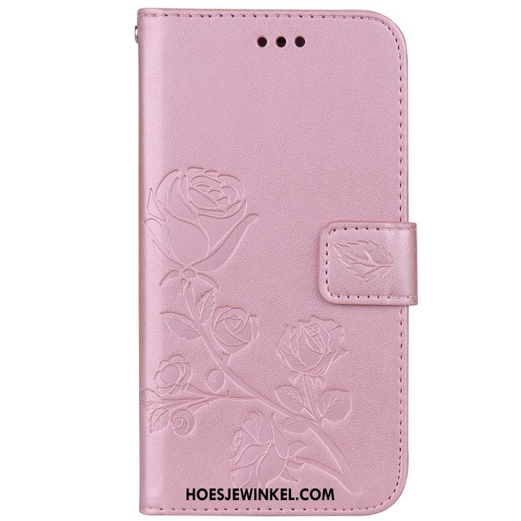 Huawei P9 Lite Hoesje Roze Hoes Groen, Huawei P9 Lite Hoesje Anti-fall Patroon