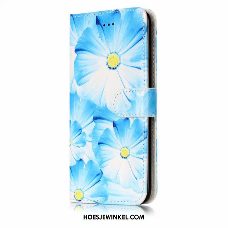 Huawei P9 Lite Hoesje Siliconen Patroon Bescherming, Huawei P9 Lite Hoesje Leren Etui Roze