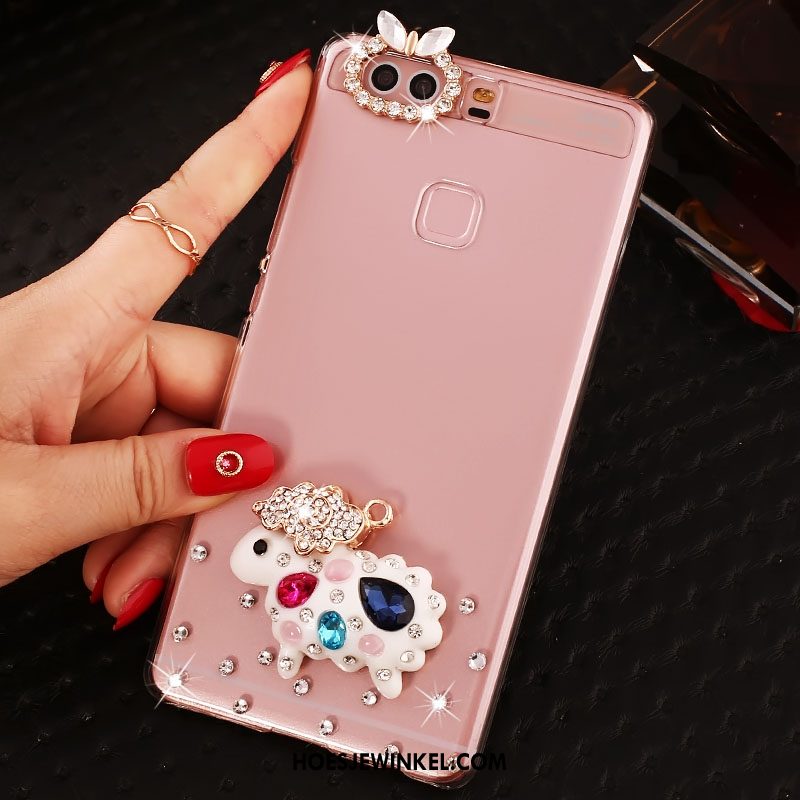 Huawei P9 Plus Hoesje Met Strass Doorzichtig Hoes, Huawei P9 Plus Hoesje Bescherming Mobiele Telefoon