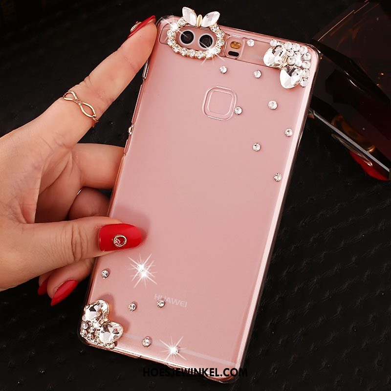 Huawei P9 Plus Hoesje Met Strass Doorzichtig Hoes, Huawei P9 Plus Hoesje Bescherming Mobiele Telefoon