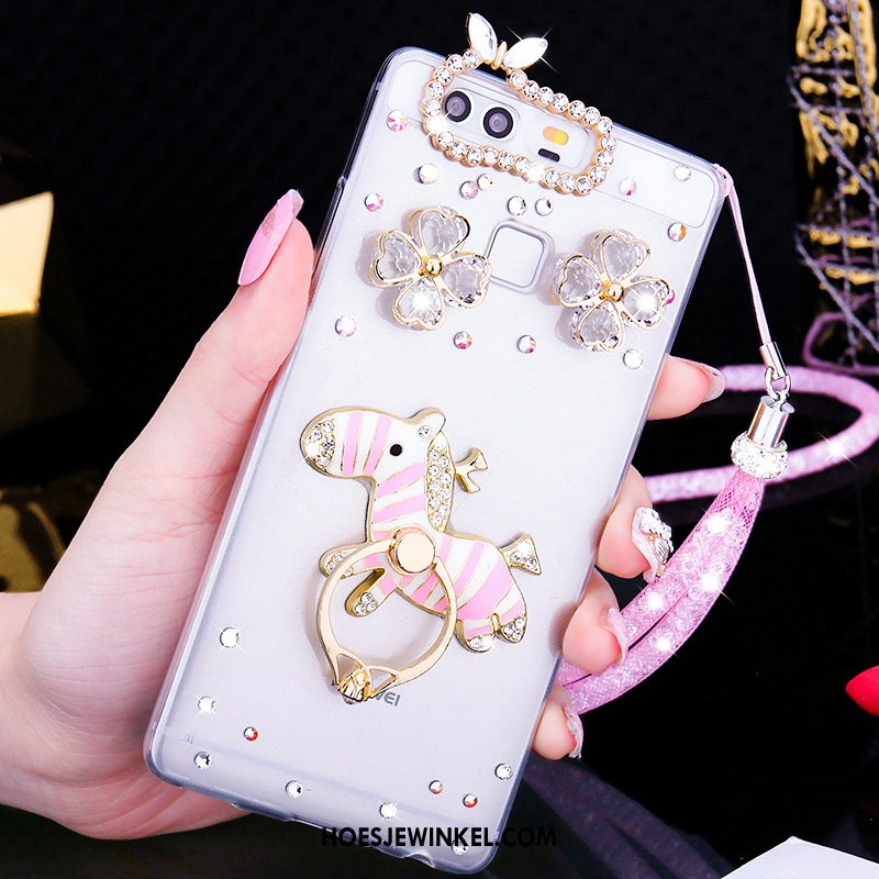 Huawei P9 Plus Hoesje Mobiele Telefoon Met Strass Hanger, Huawei P9 Plus Hoesje Ballet Scheppend