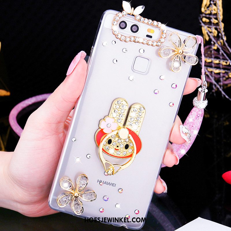 Huawei P9 Plus Hoesje Mobiele Telefoon Met Strass Hanger, Huawei P9 Plus Hoesje Ballet Scheppend