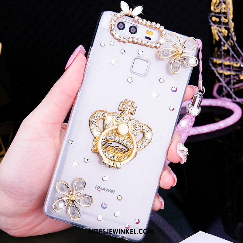 Huawei P9 Plus Hoesje Mobiele Telefoon Met Strass Hanger, Huawei P9 Plus Hoesje Ballet Scheppend