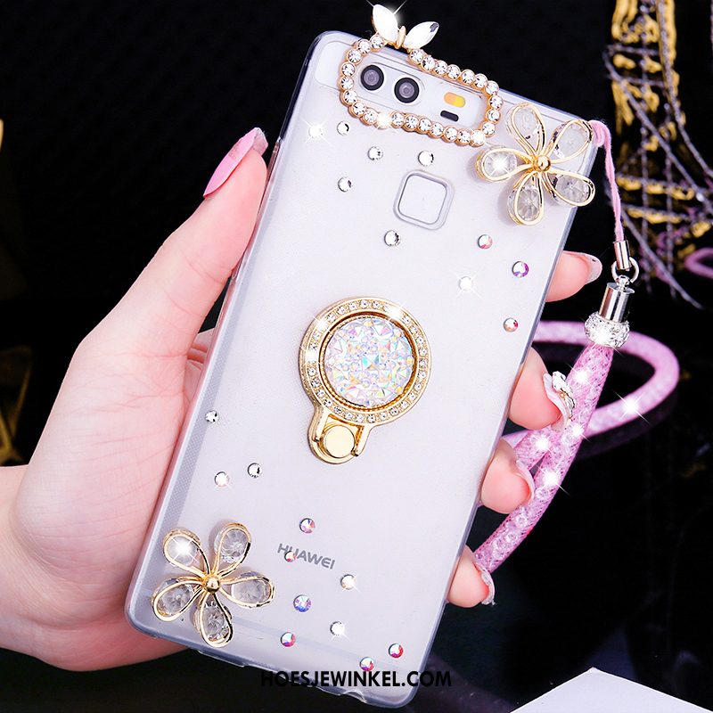 Huawei P9 Plus Hoesje Mobiele Telefoon Met Strass Hanger, Huawei P9 Plus Hoesje Ballet Scheppend