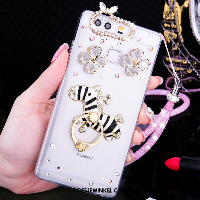 Huawei P9 Plus Hoesje Mobiele Telefoon Met Strass Hanger, Huawei P9 Plus Hoesje Ballet Scheppend