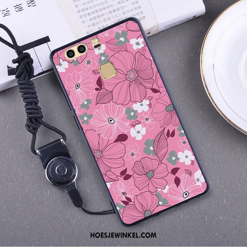 Huawei P9 Plus Hoesje Pu Mobiele Telefoon Hoes, Huawei P9 Plus Hoesje Bescherming Roze