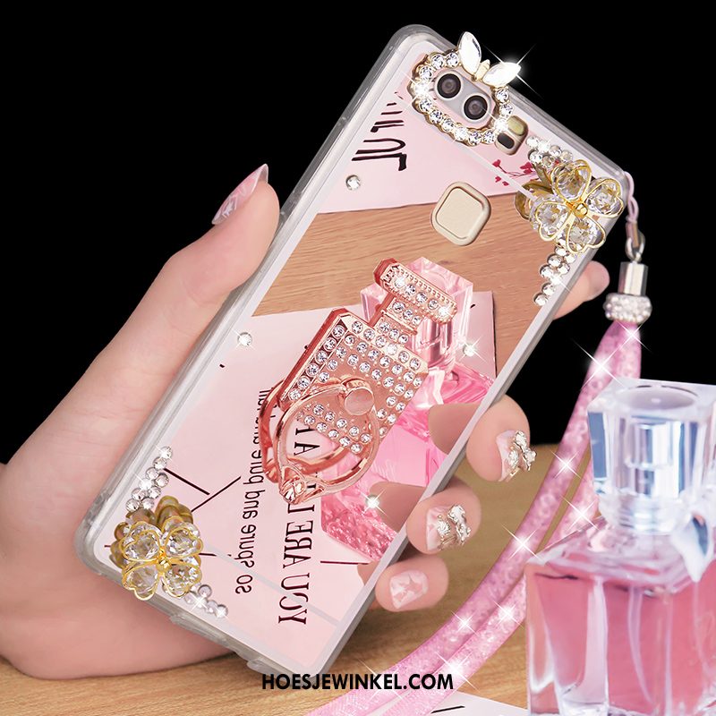 Huawei P9 Plus Hoesje Ring Bescherming All Inclusive, Huawei P9 Plus Hoesje Mobiele Telefoon Hanger