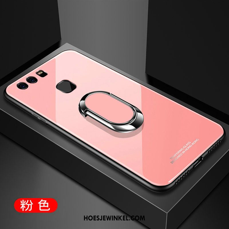 Huawei P9 Plus Hoesje Ring Magnetisch Glas, Huawei P9 Plus Hoesje Hoes Hanger