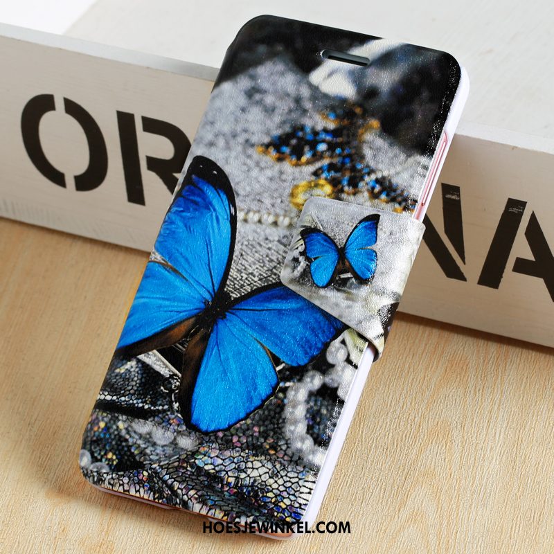 Huawei P9 Plus Hoesje Spotprent Pu Mobiele Telefoon, Huawei P9 Plus Hoesje Hoes Purper