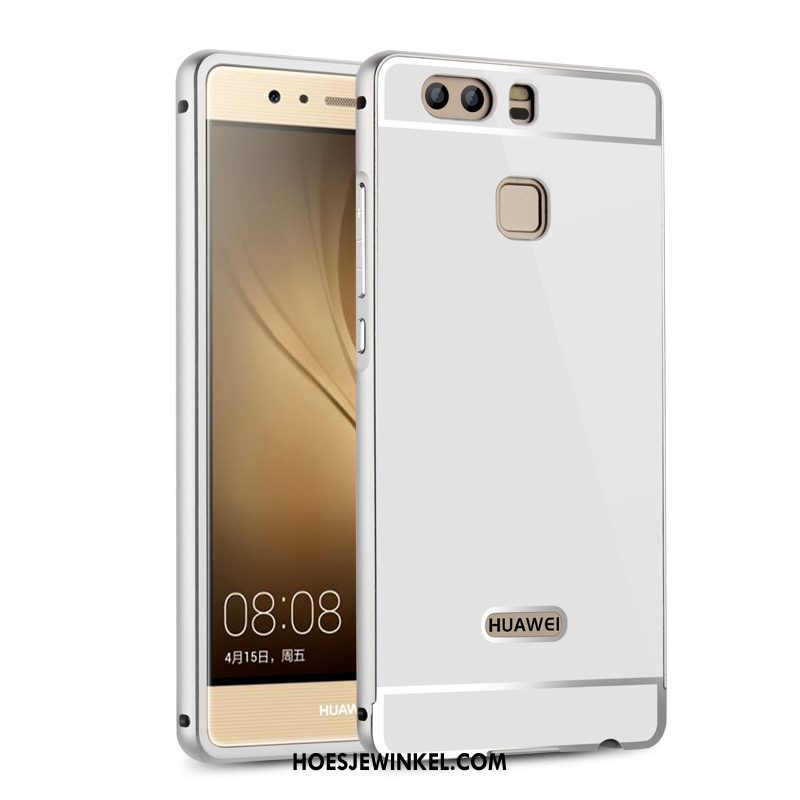 Huawei P9 Plus Hoesje Zwart Omlijsting Mobiele Telefoon, Huawei P9 Plus Hoesje Anti-fall Metaal