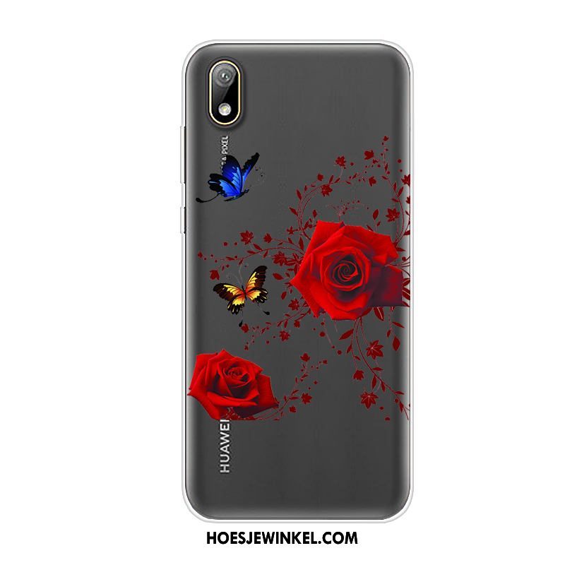 Huawei Y5 2019 Hoesje Anti-fall Mobiele Telefoon Siliconen, Huawei Y5 2019 Hoesje Zacht Mooie