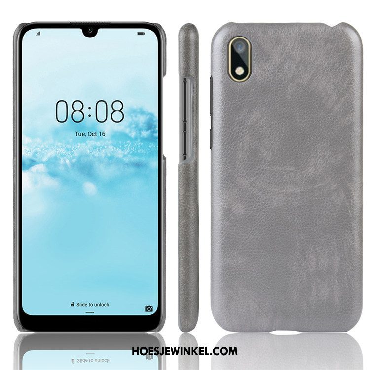 Huawei Y5 2019 Hoesje Mobiele Telefoon Grijs Patroon, Huawei Y5 2019 Hoesje Soort Aziatische Vrucht Kwaliteit