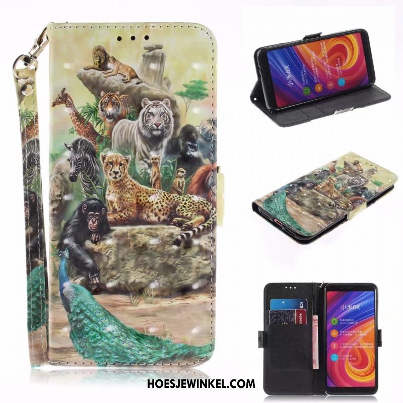 Huawei Y5 2019 Hoesje Vouw Folio Anti-fall, Huawei Y5 2019 Hoesje Portemonnee Mobiele Telefoon