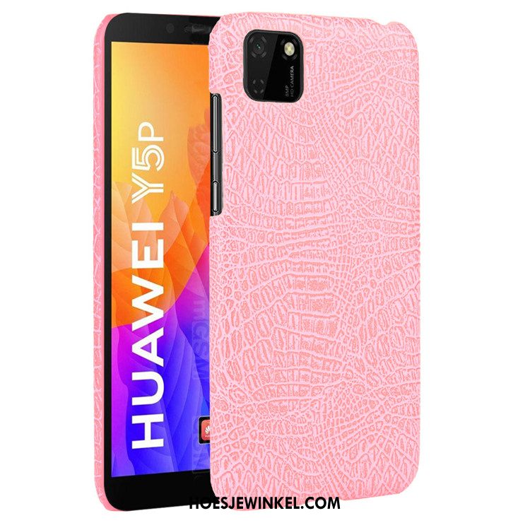 Huawei Y5p Hoesje Bescherming Zwart Hoes, Huawei Y5p Hoesje Hard Leer